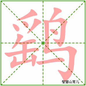 鹞字写法 鹞的笔顺