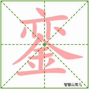 銮字写法 銮的笔顺