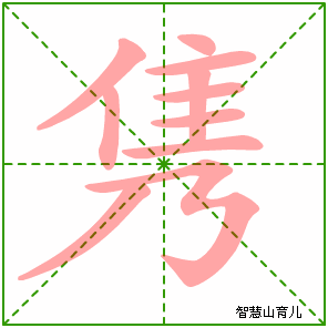 隽字写法 隽的笔顺