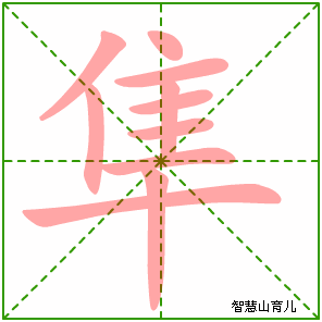 隼字写法 隼的笔顺