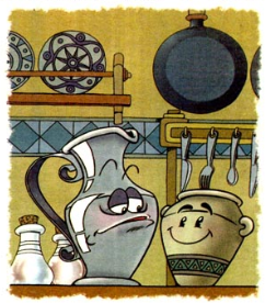 陶罐和铁罐漫画