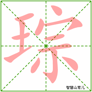 琮的笔顺拼音及解释