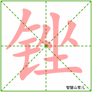 锉的笔顺拼音及解释