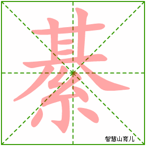 綦的笔顺拼音及解释