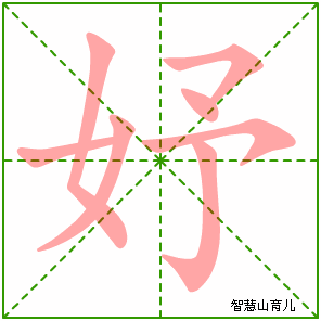 妤的笔顺