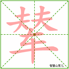 辇的笔顺拼音及解释