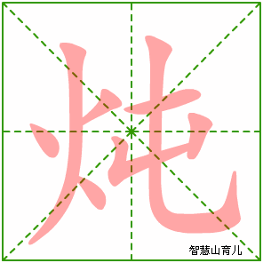 炖的笔顺