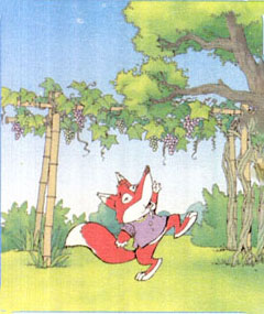 树上的小松鼠听了,心里想:狐狸很聪明,它说葡萄不能吃,那一定是